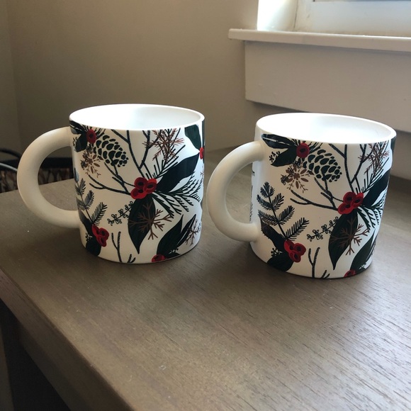 Starbucks Christmas Holiday Coffee Mug Pair New - Picture 4 of 5